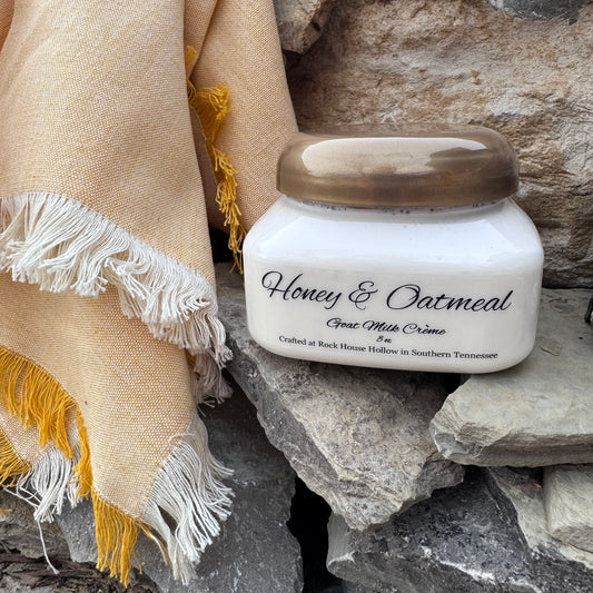 Honey and Oatmeal Goat Milk Crème