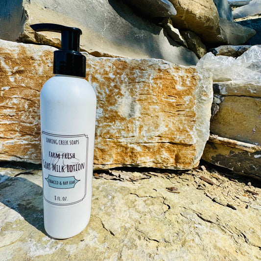 Tobacco & Bay Leaf Goat Milk Lotion